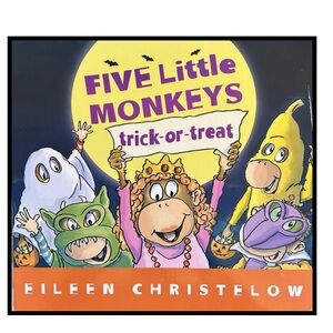 BUNDLE & SAVE 🎃 Large Lap Book Five Little Monkeys Trick-or-Treat Book